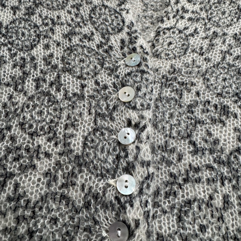 Free People Gray Textured Cardigan